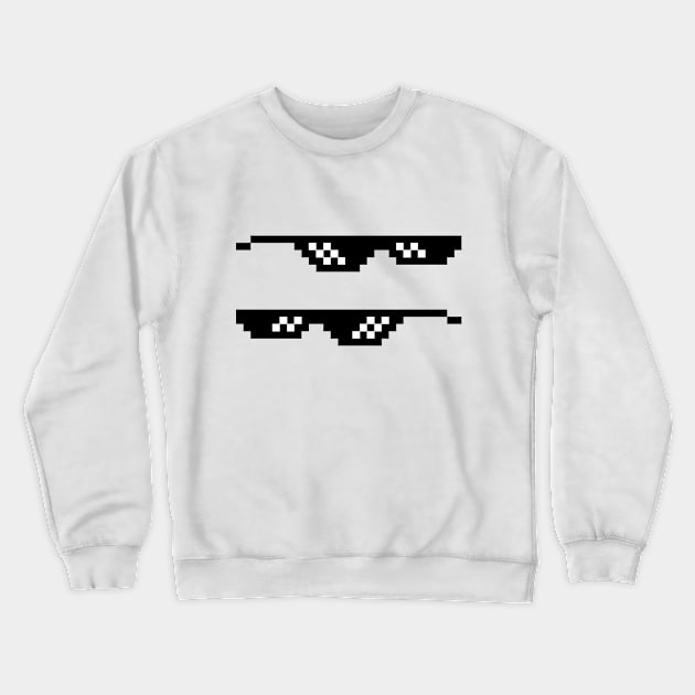 Deal with it glasses Crewneck Sweatshirt by PhillipeShop